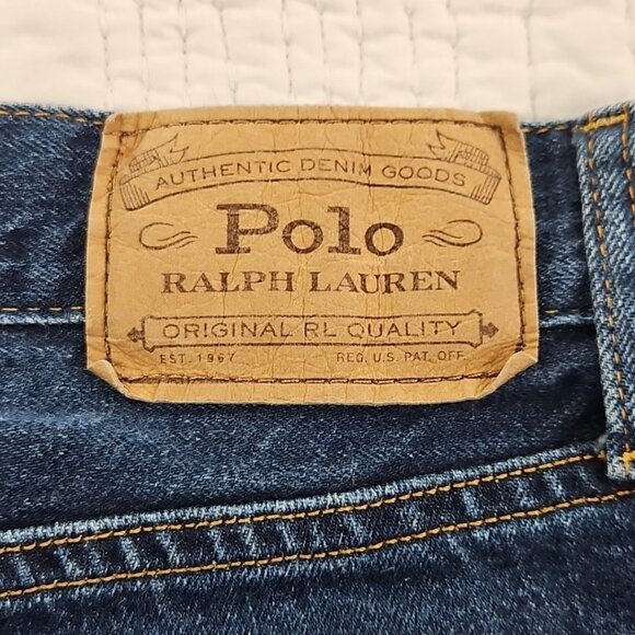 Ralph Lauren Polo Jeans Men's 36x30 Straight Leg Dark Wash Stretch Classic Fit - Picture 15 of 16